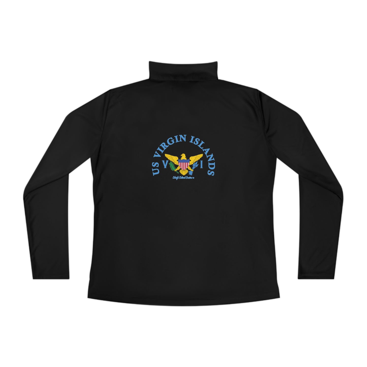 US Virgin Islands Ladies Quarter-Zip Pullover (Copy)