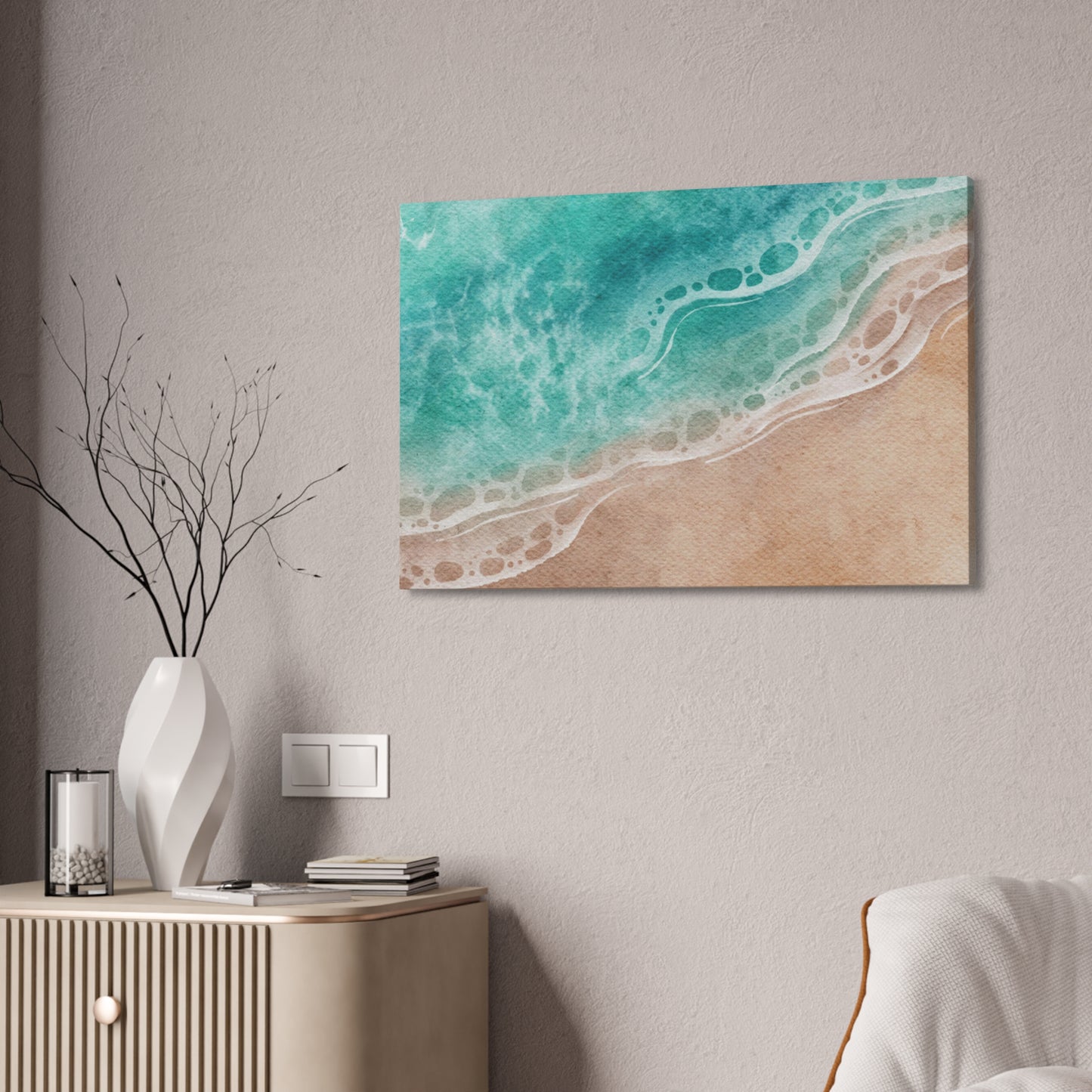 Foam Whispers: Messages from the Sea