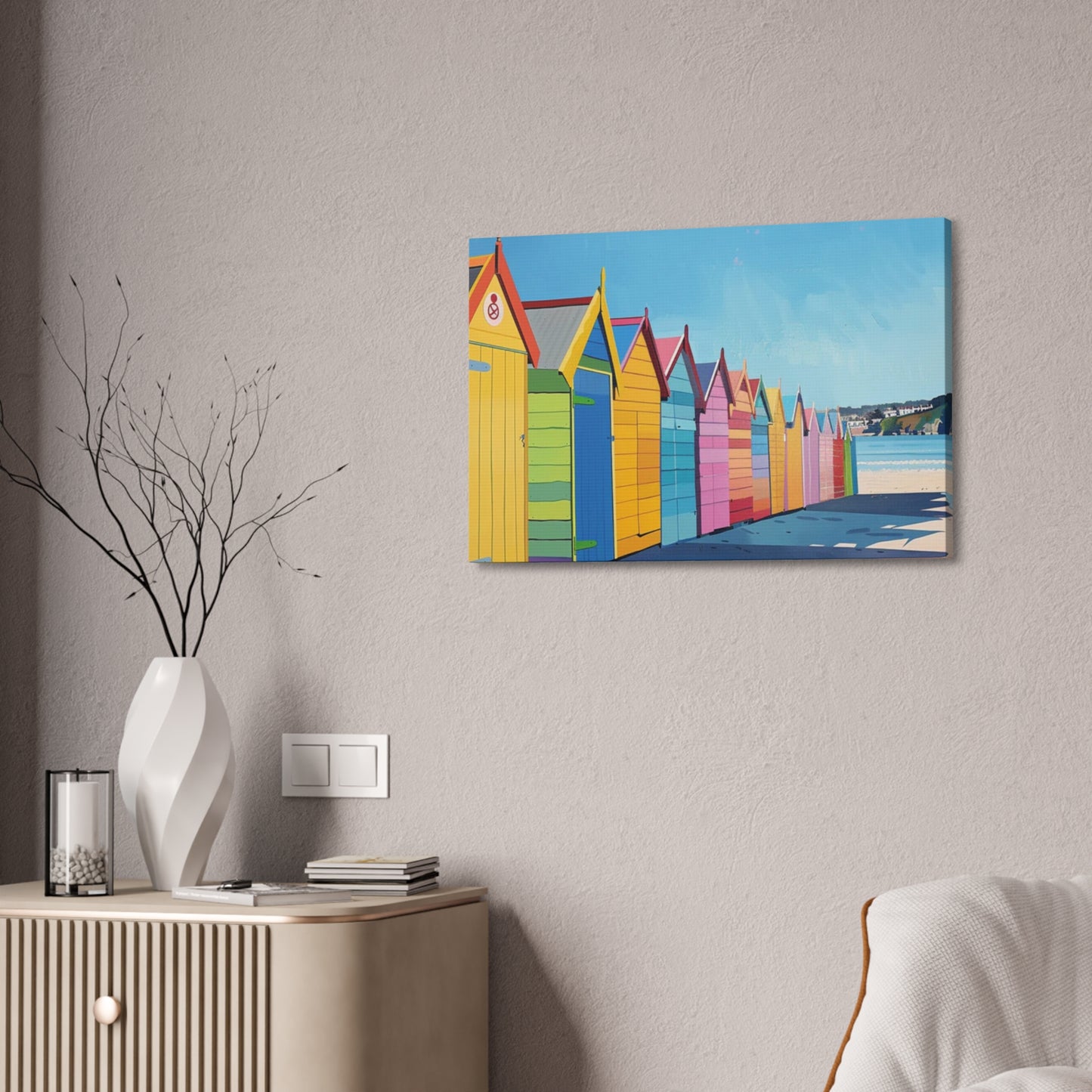 Seaside Prismatics: Colorful Ocean Views in Art