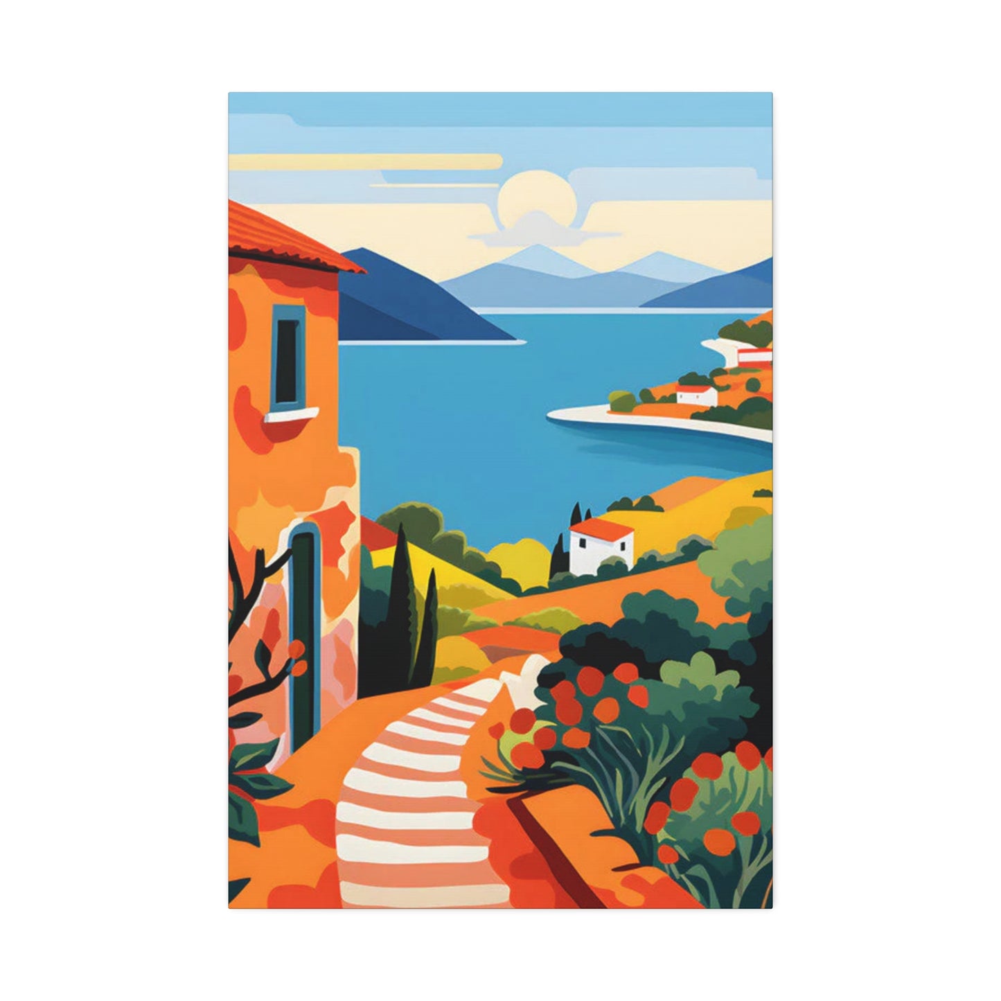 Distant Splendor: Distant Mountainous View