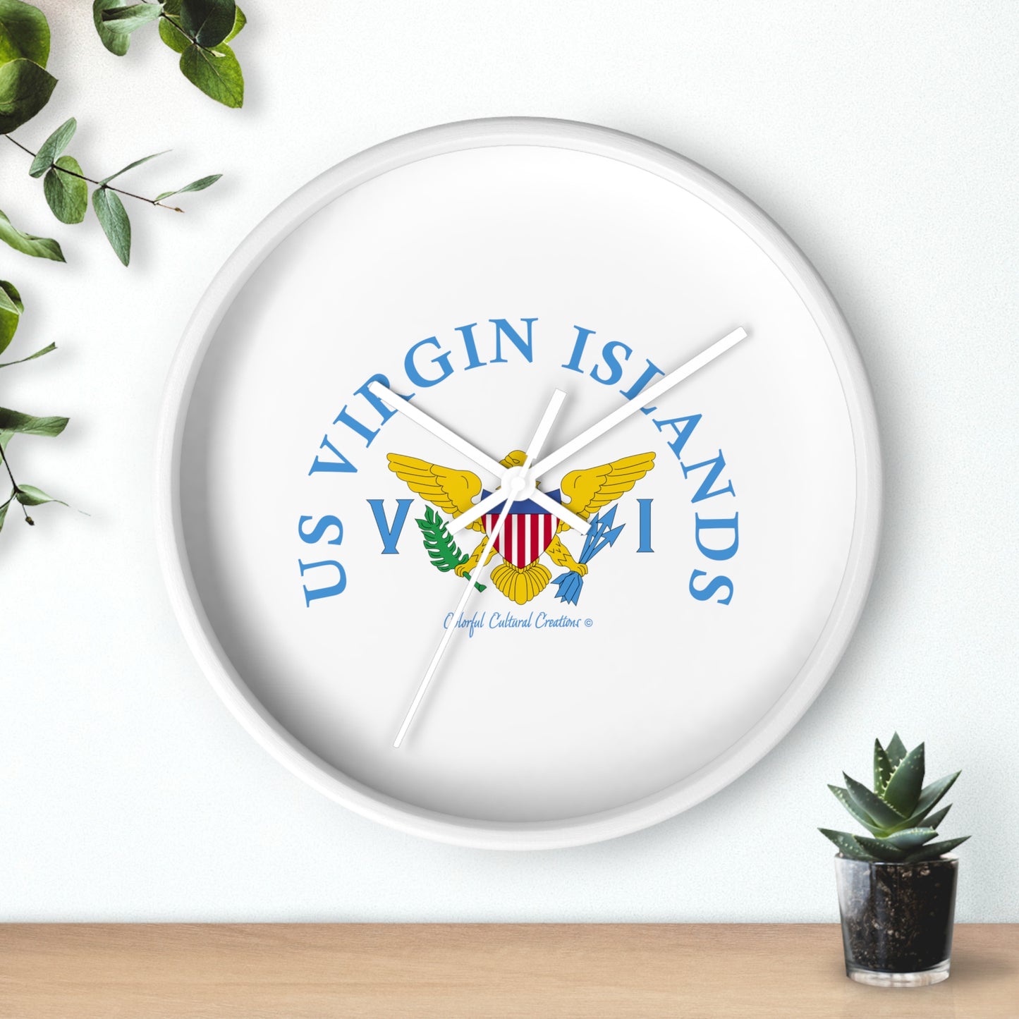 US Virgin Islands Wall Clock (Copy)