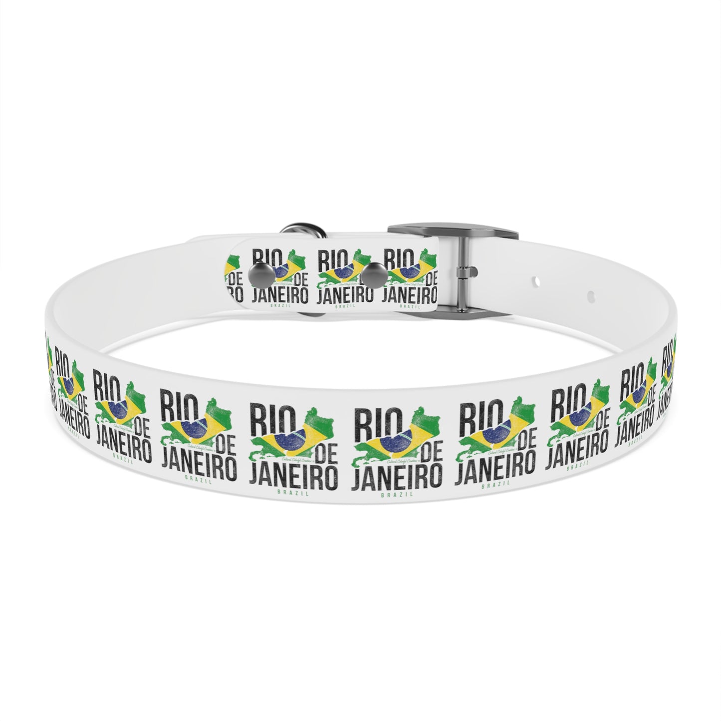 Brazil Flag Dog Collar