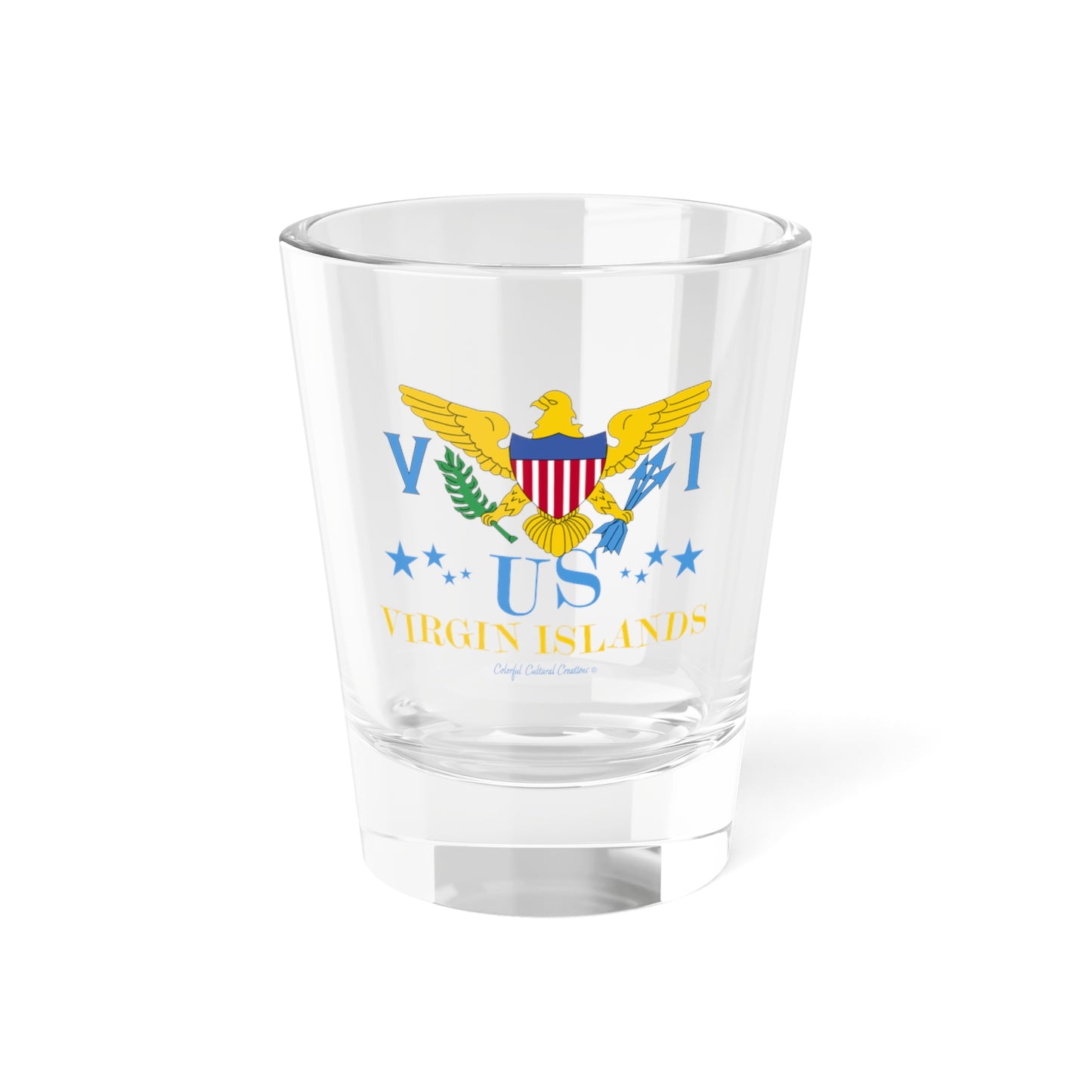 US Virgin Islands Shot Glass, 1.5oz (Copy)