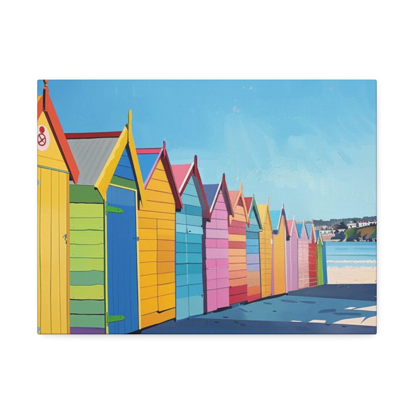 Seaside Prismatics: Colorful Ocean Views in Art