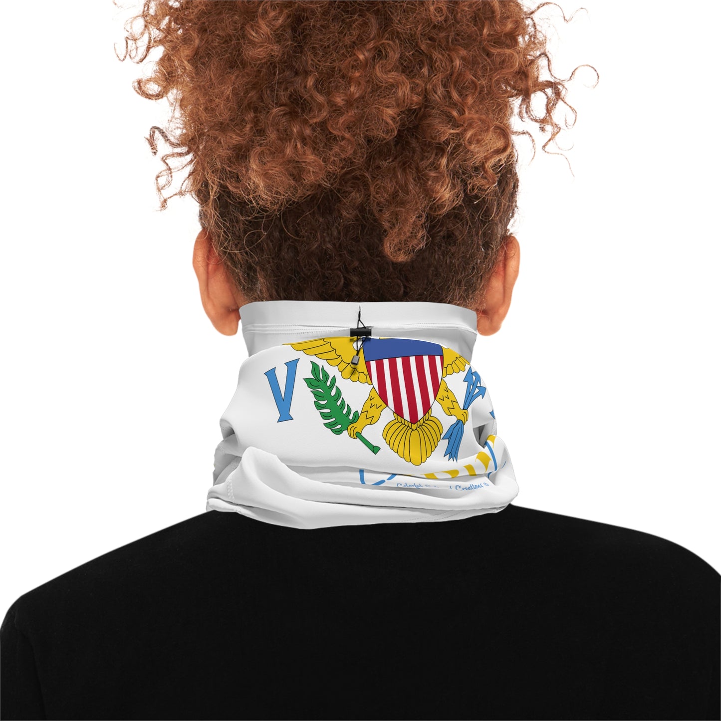 US Virgin Islands Winter Neck Gaiter With Drawstring (Copy)