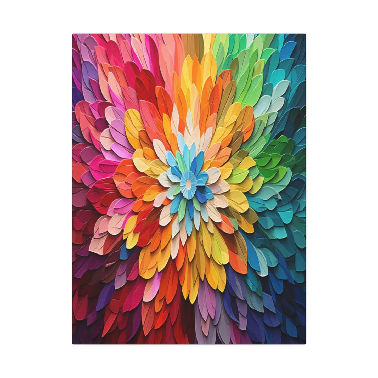 Prismatic Bloom: Infinite Floral Radiance