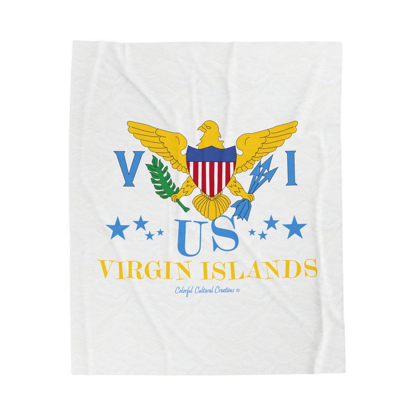 US Virgin Islands Velveteen Plush Blanket (Copy)
