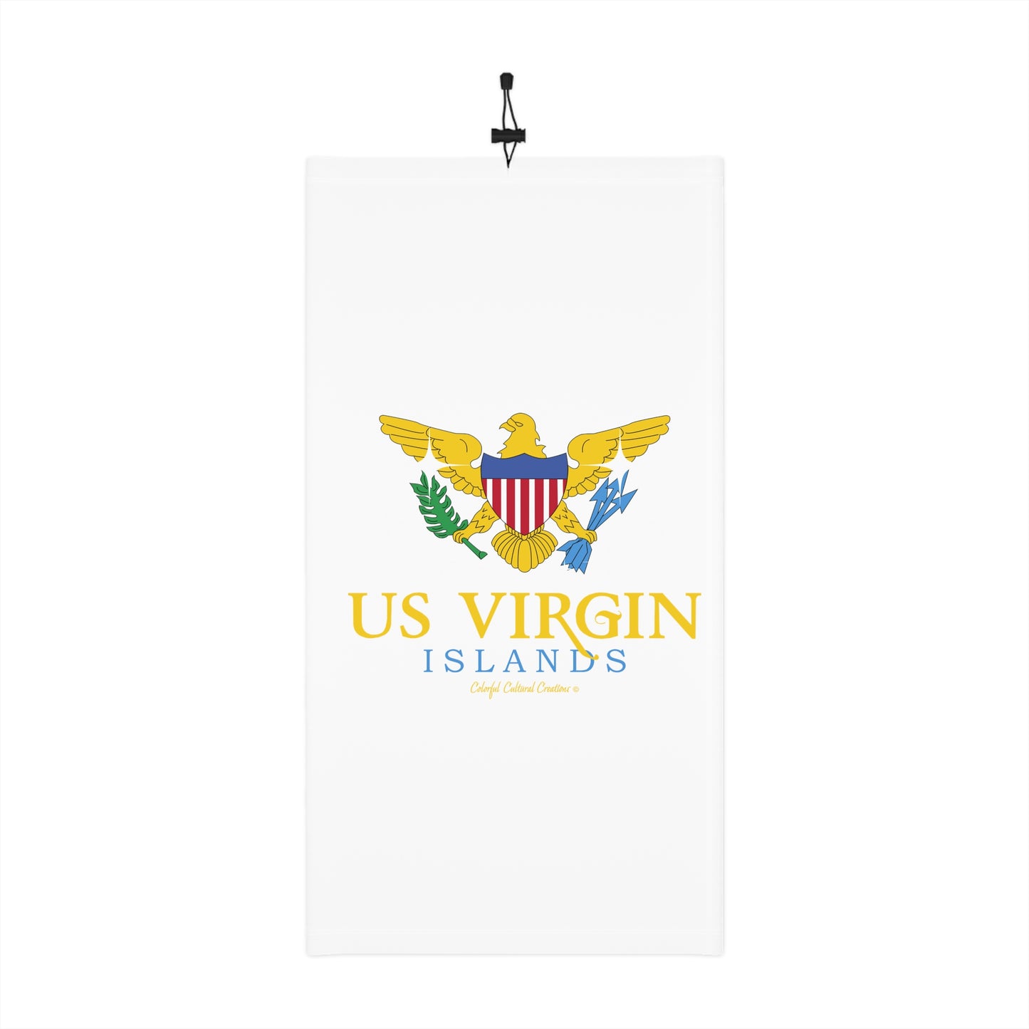 US Virgin Islands Winter Neck Gaiter With Drawstring (Copy)