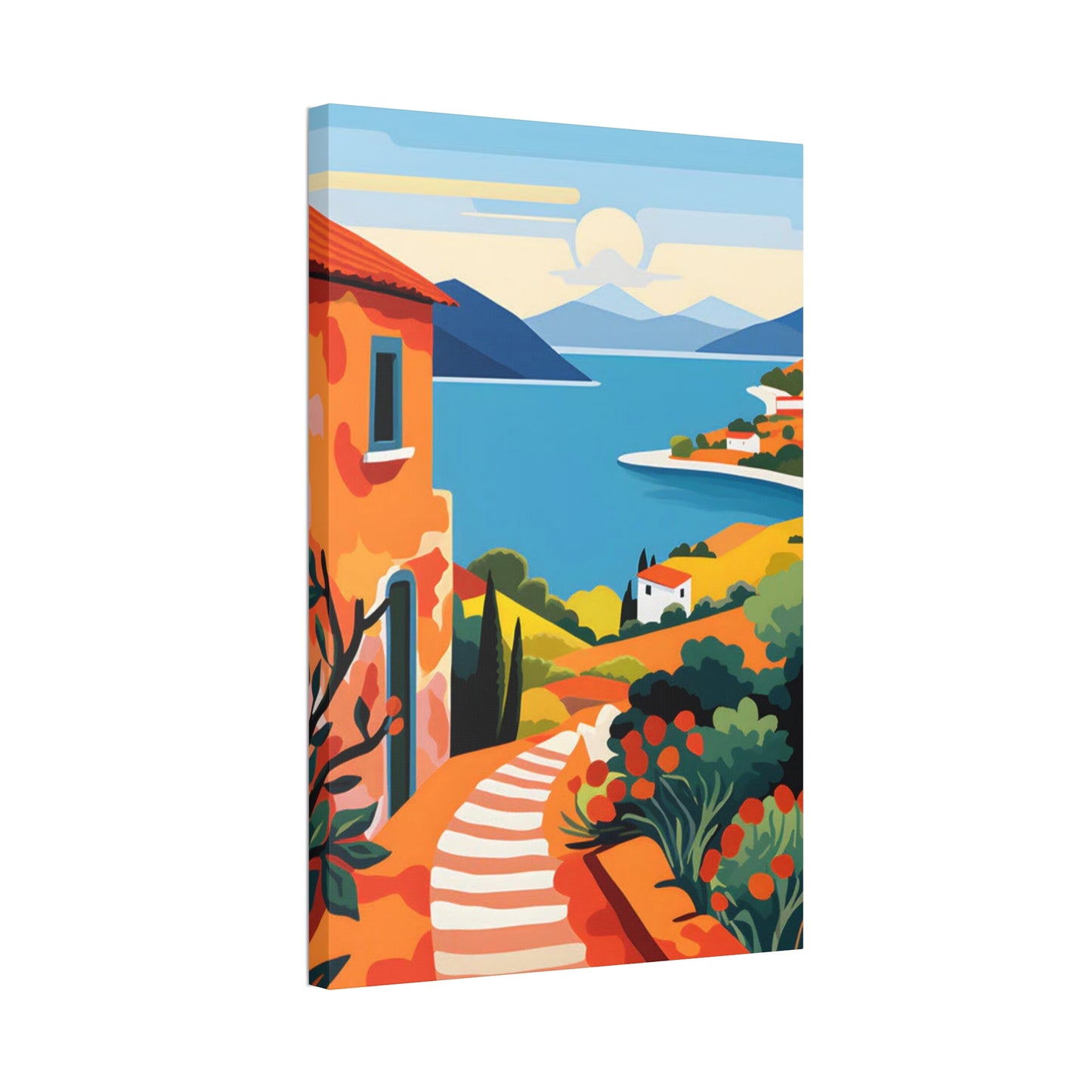 Distant Splendor: Distant Mountainous View