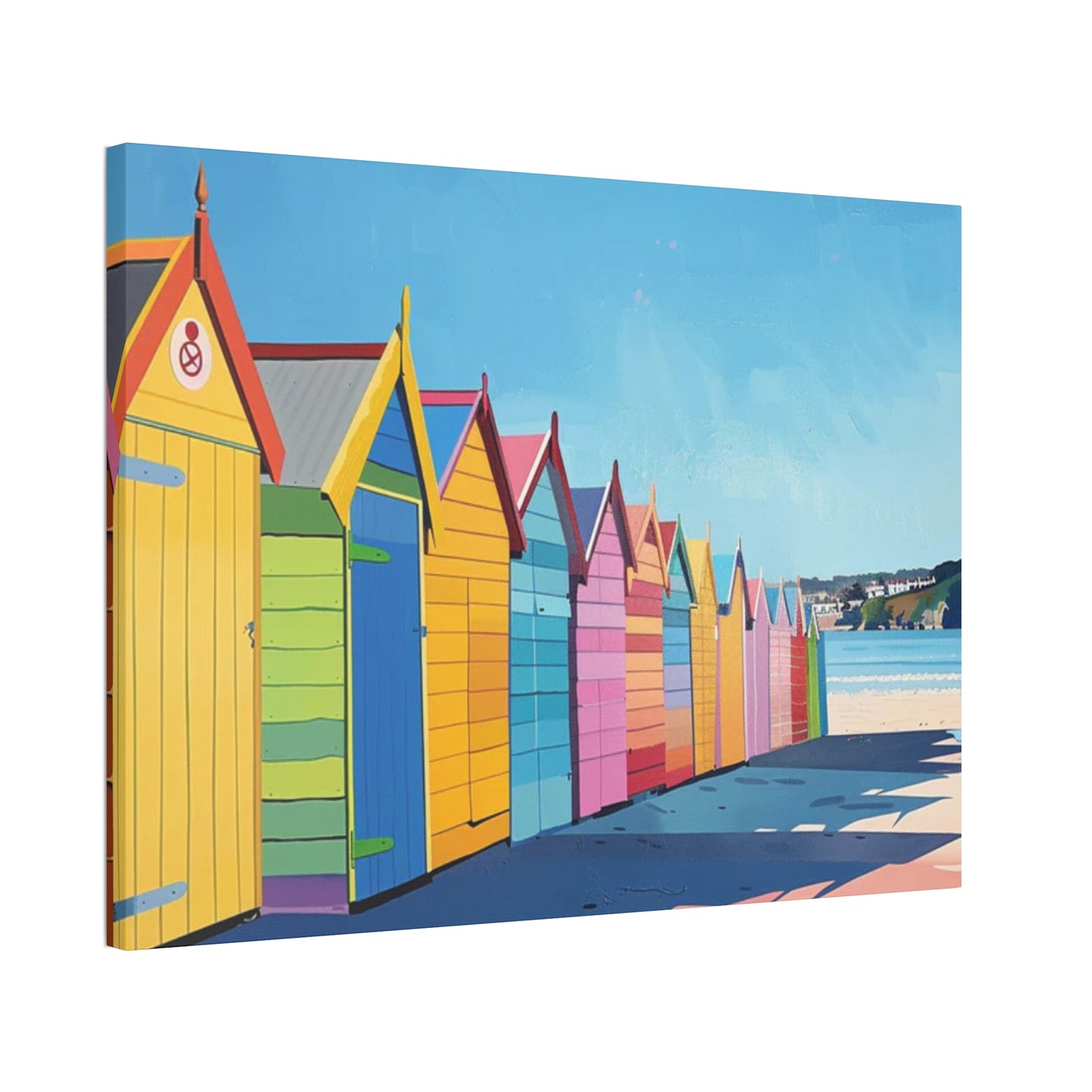 Seaside Prismatics: Colorful Ocean Views in Art