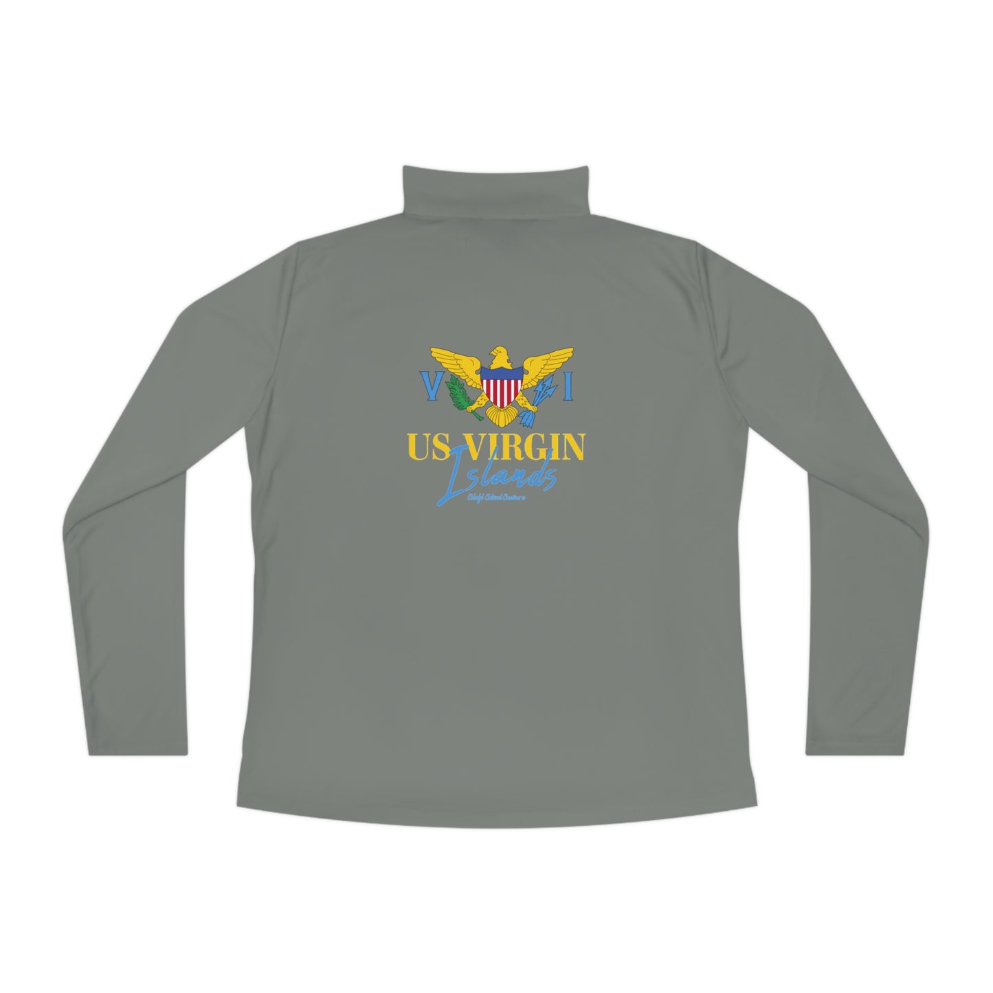 US Virgin Islands Ladies Quarter-Zip Pullover (Copy)