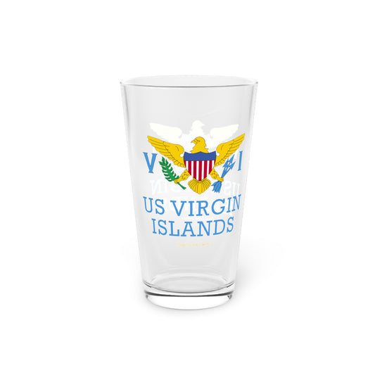 US Virgin Islands Pint Glass, 16oz (Copy)