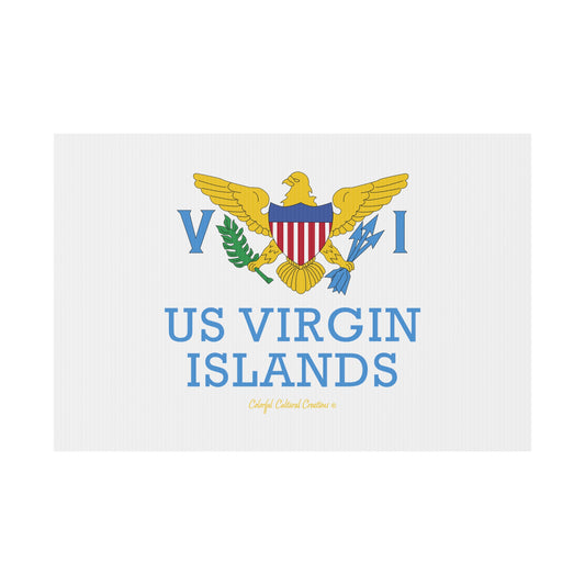 US Virgin Islands Plastic Yard Sign (Copy)