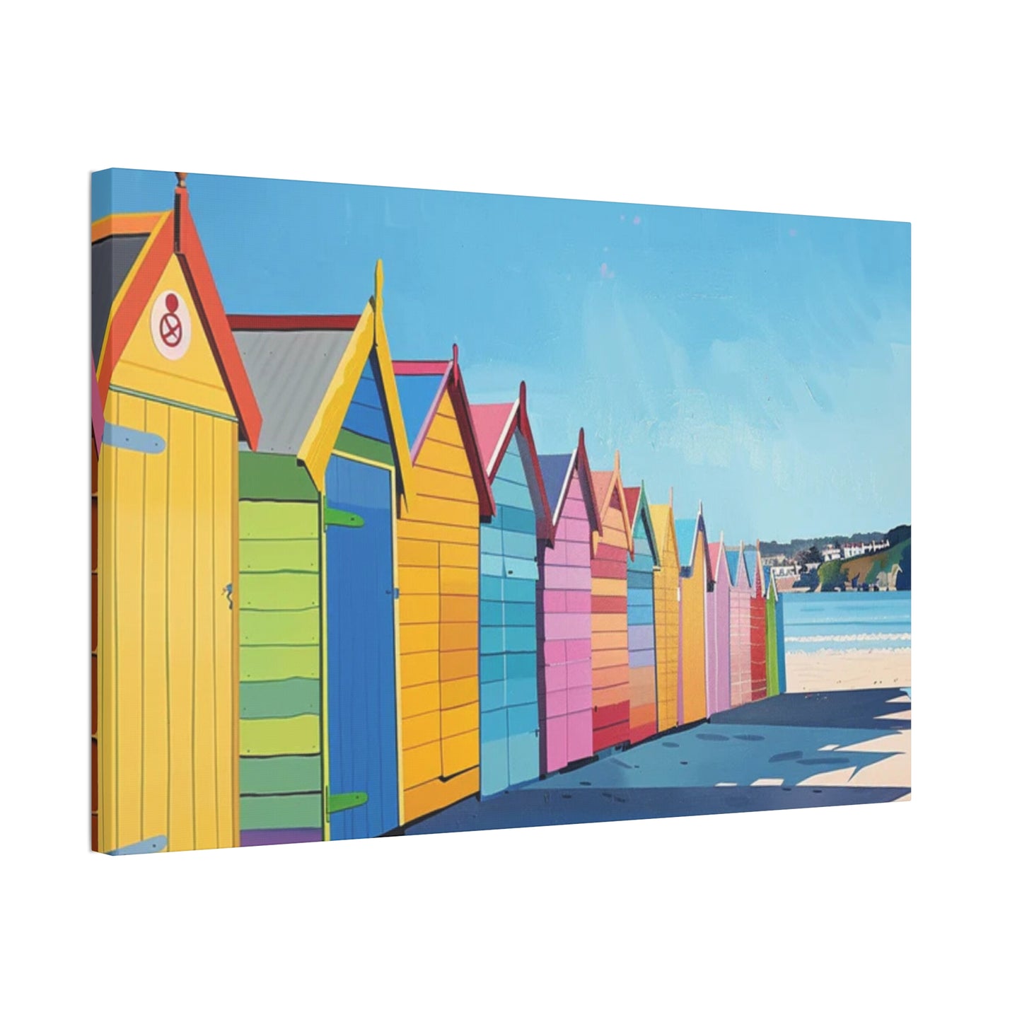 Seaside Prismatics: Colorful Ocean Views in Art