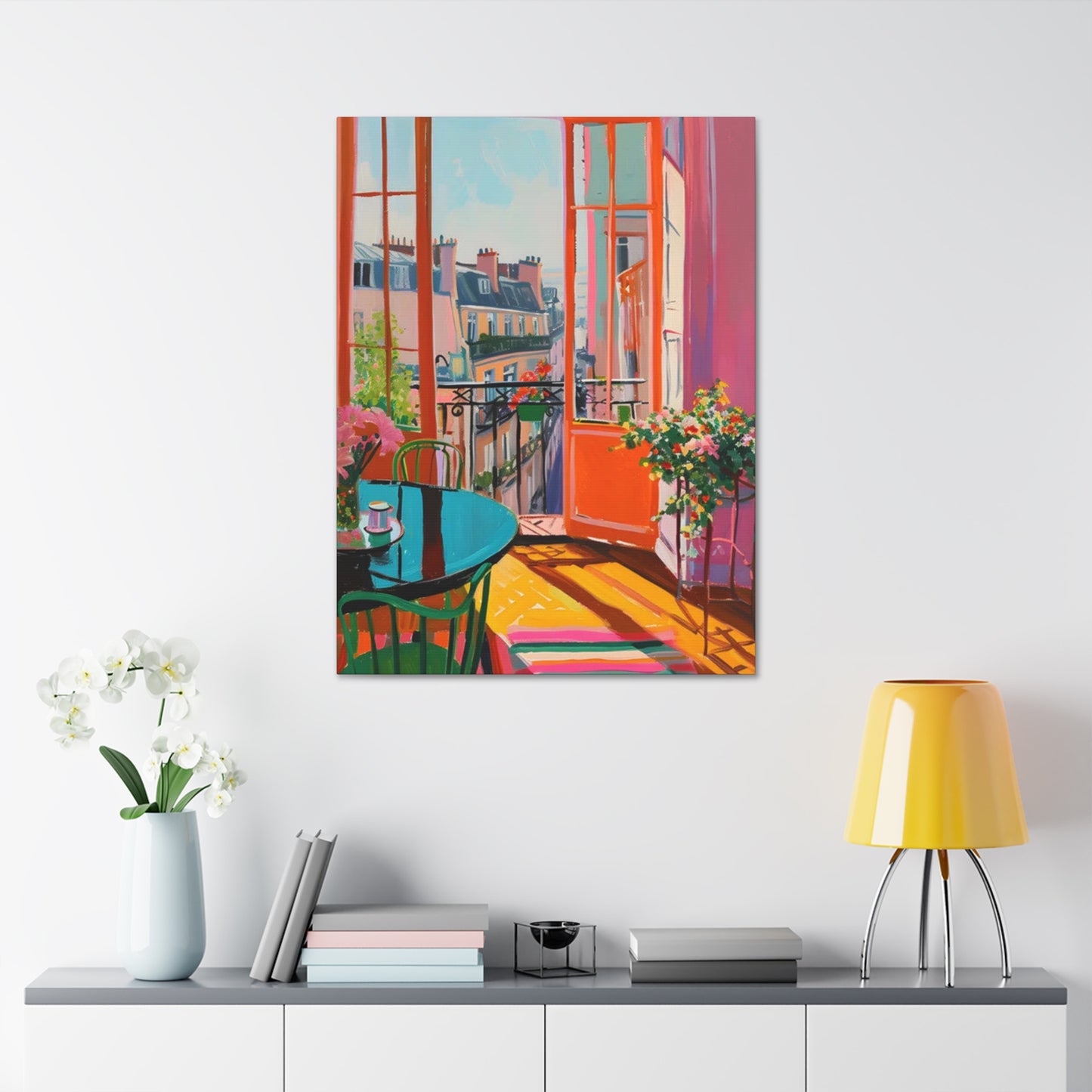 Balcony Views: Beyond the Horizon in Color