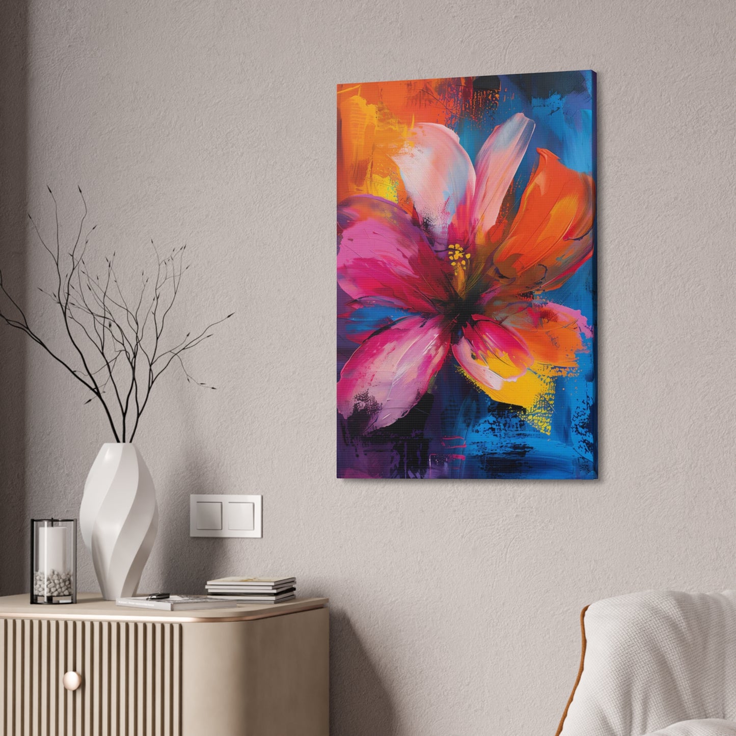 Tropical Bloom: Sprouting Under Night Skies