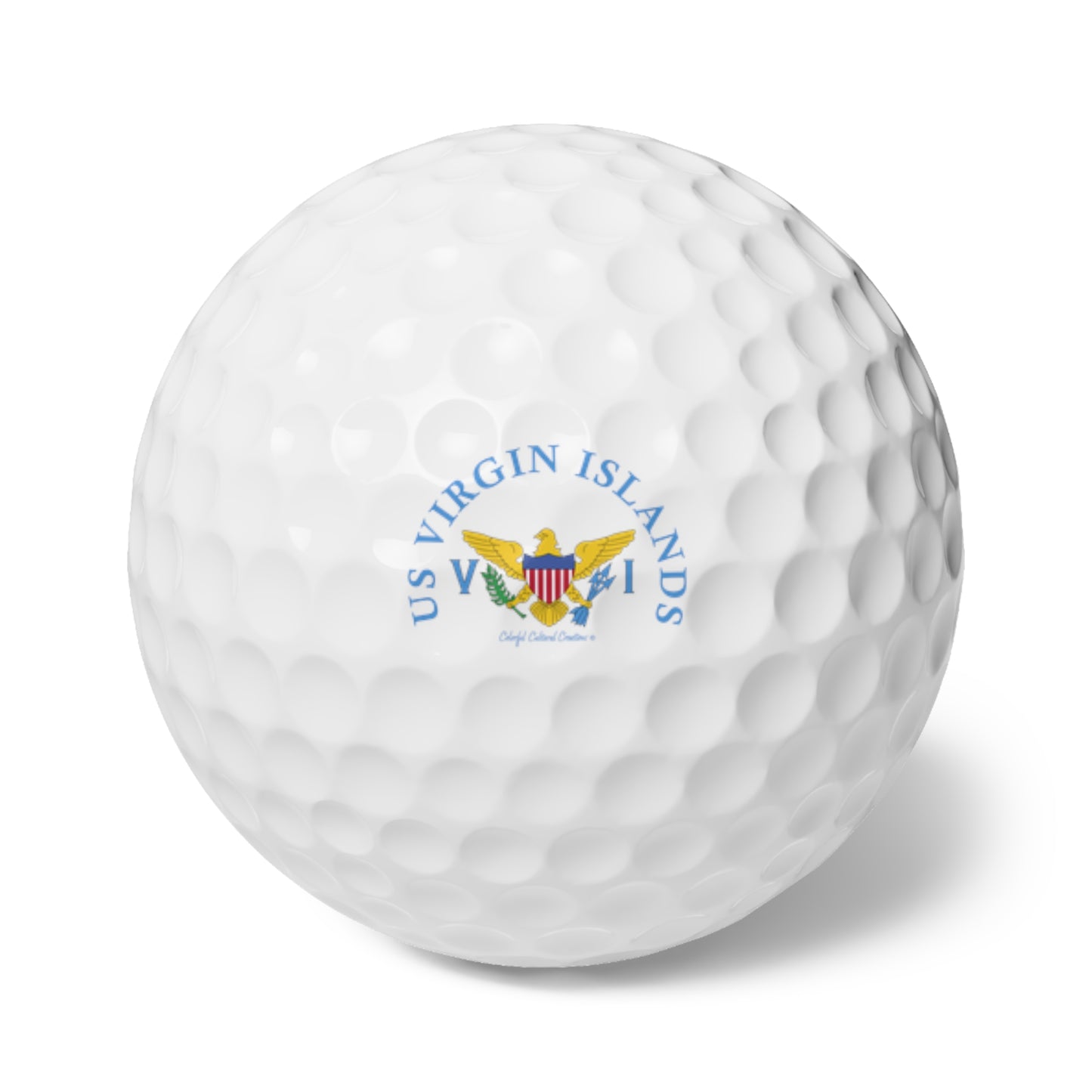US Virgin Islands Golf Balls, 6pcs (Copy)