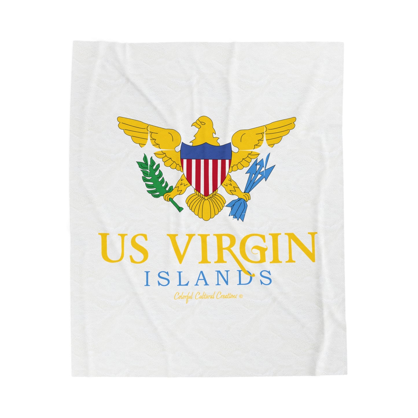 US Virgin Islands Velveteen Plush Blanket (Copy)