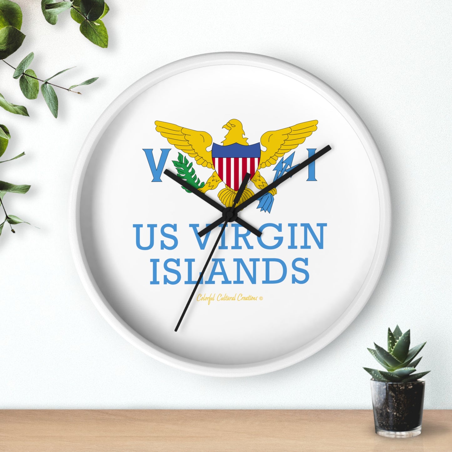US Virgin Islands Wall Clock (Copy)