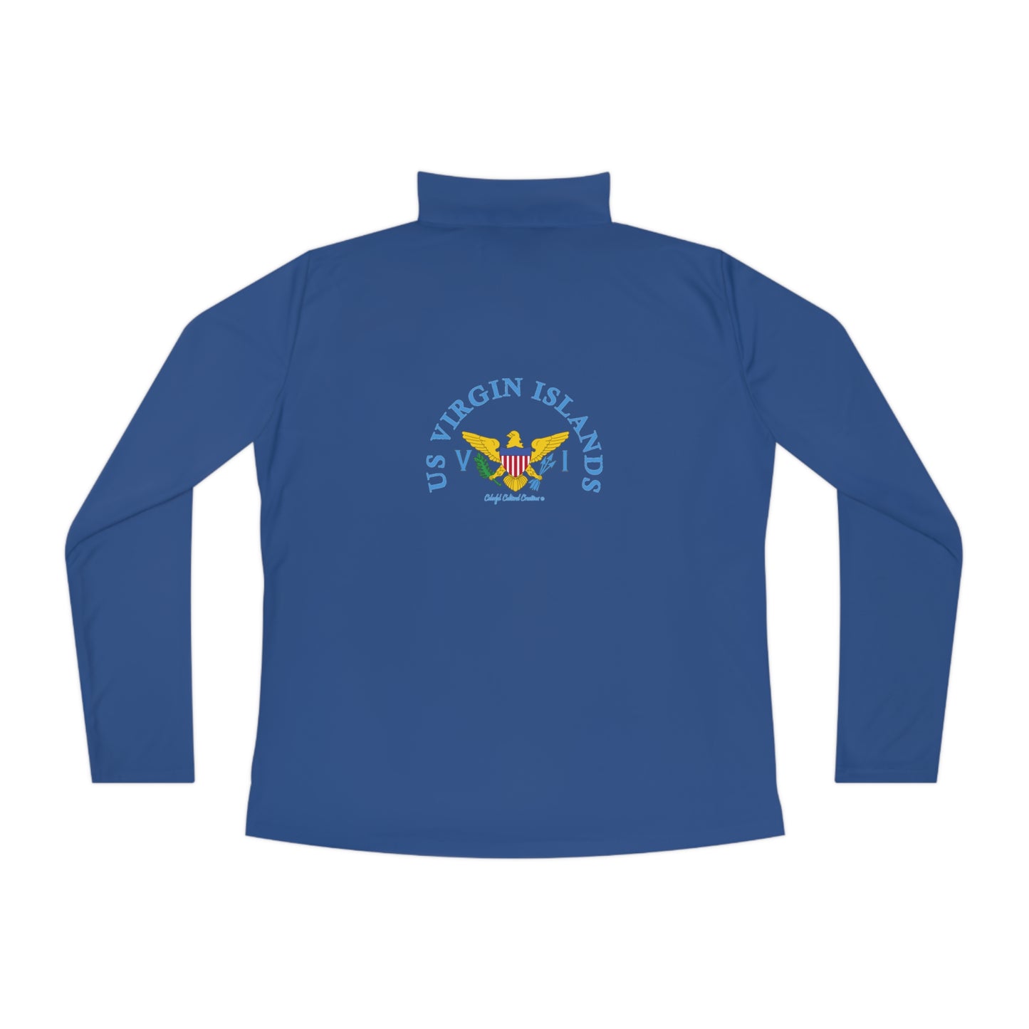US Virgin Islands Ladies Quarter-Zip Pullover (Copy)