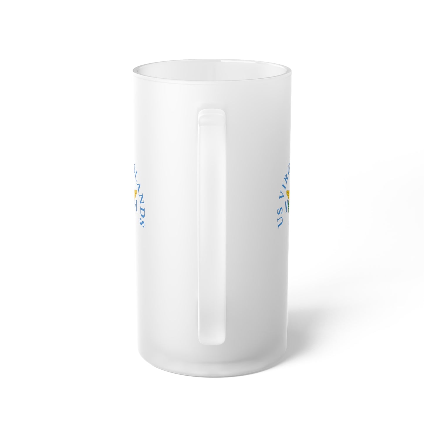 US Virgin Islands Frosted Glass Beer Mug (Copy)