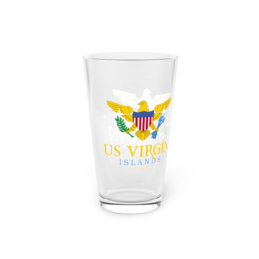 US Virgin Islands Pint Glass, 16oz (Copy)