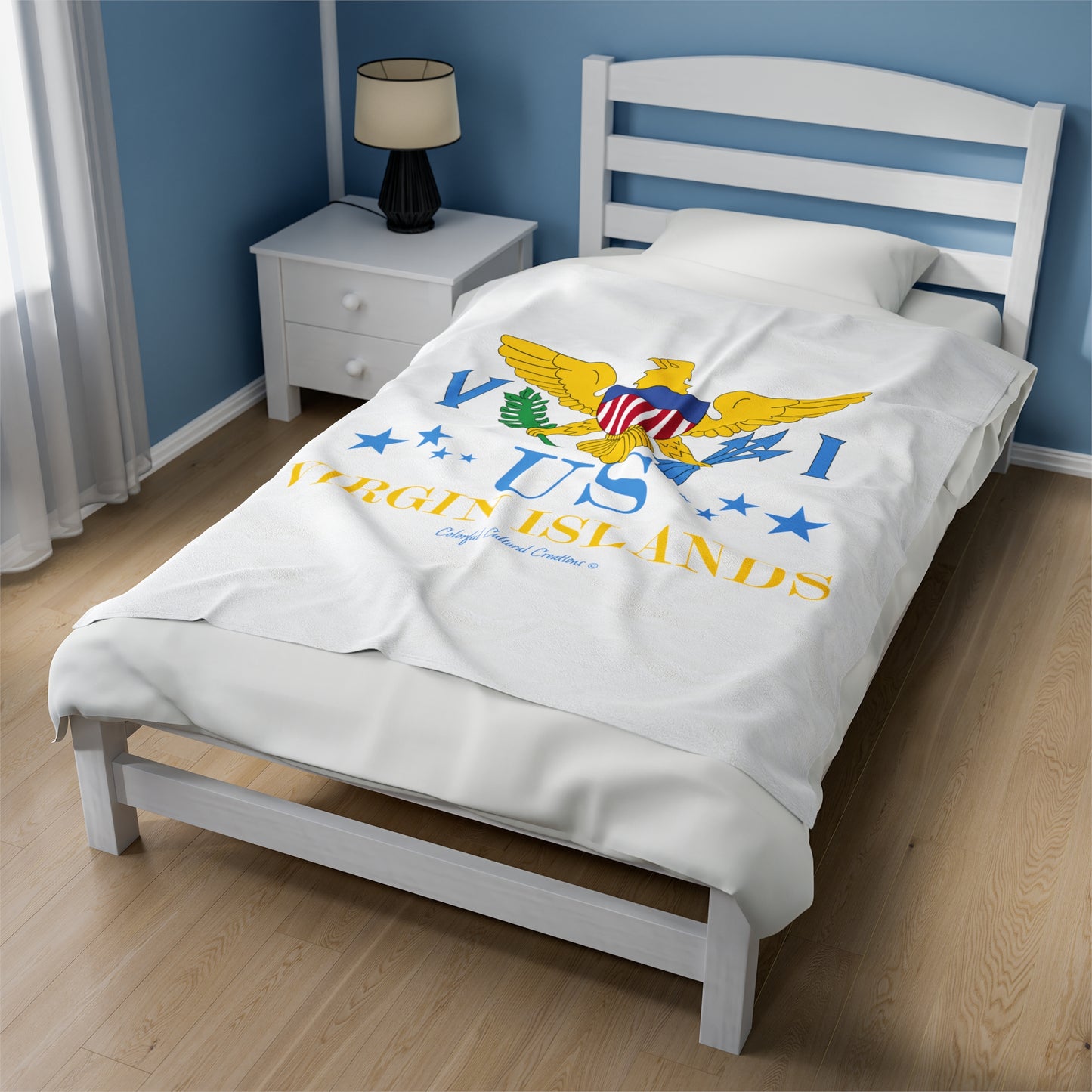 US Virgin Islands Velveteen Plush Blanket (Copy)