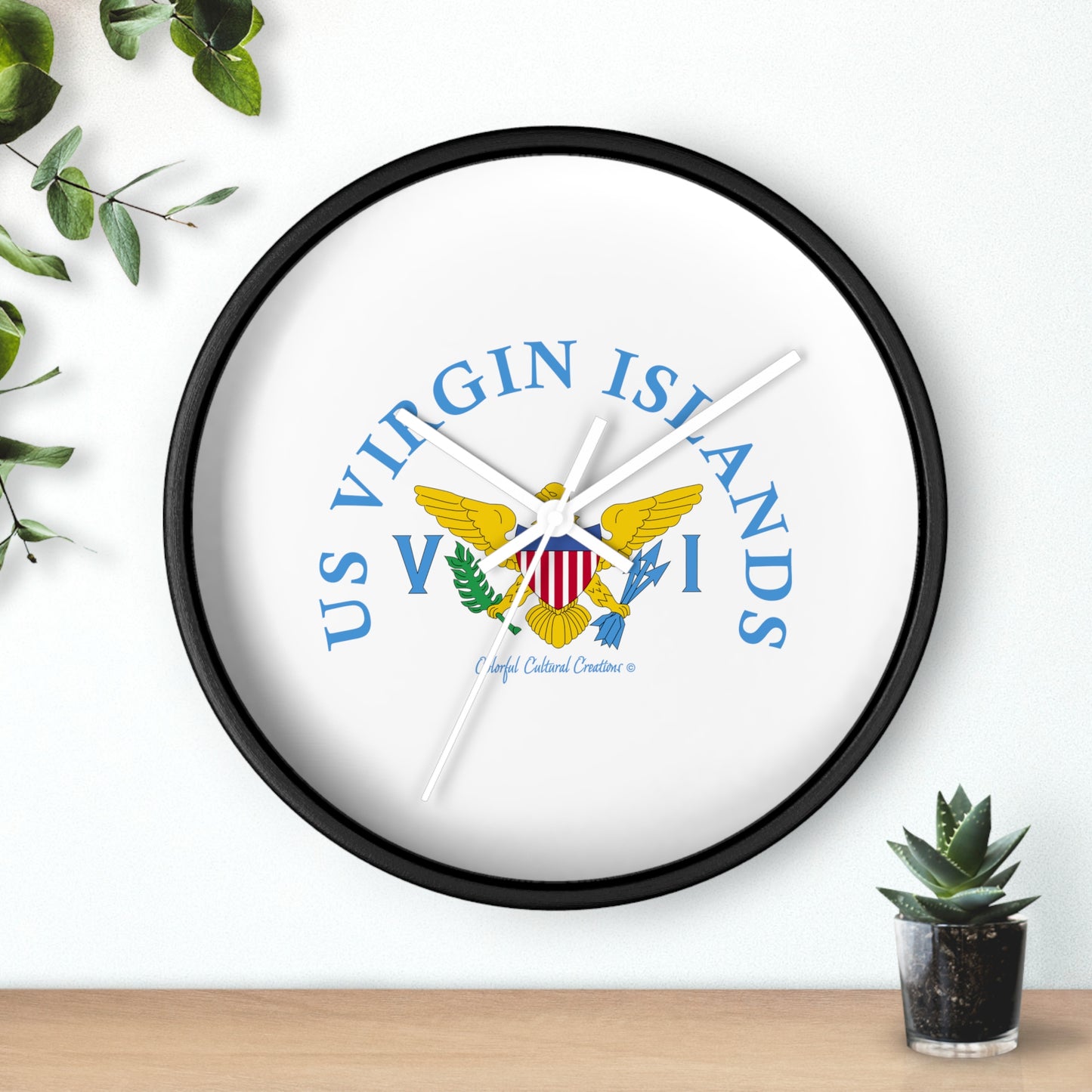 US Virgin Islands Wall Clock (Copy)