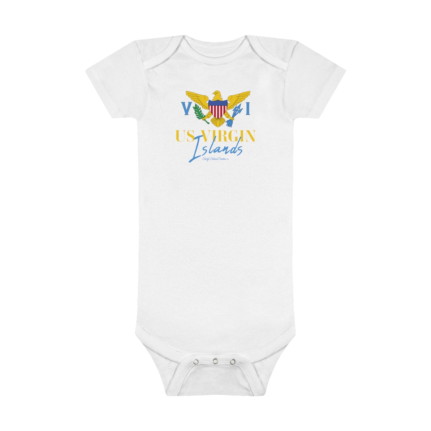 US Virgin Islands Baby Short Sleeve Onesie® (Copy)