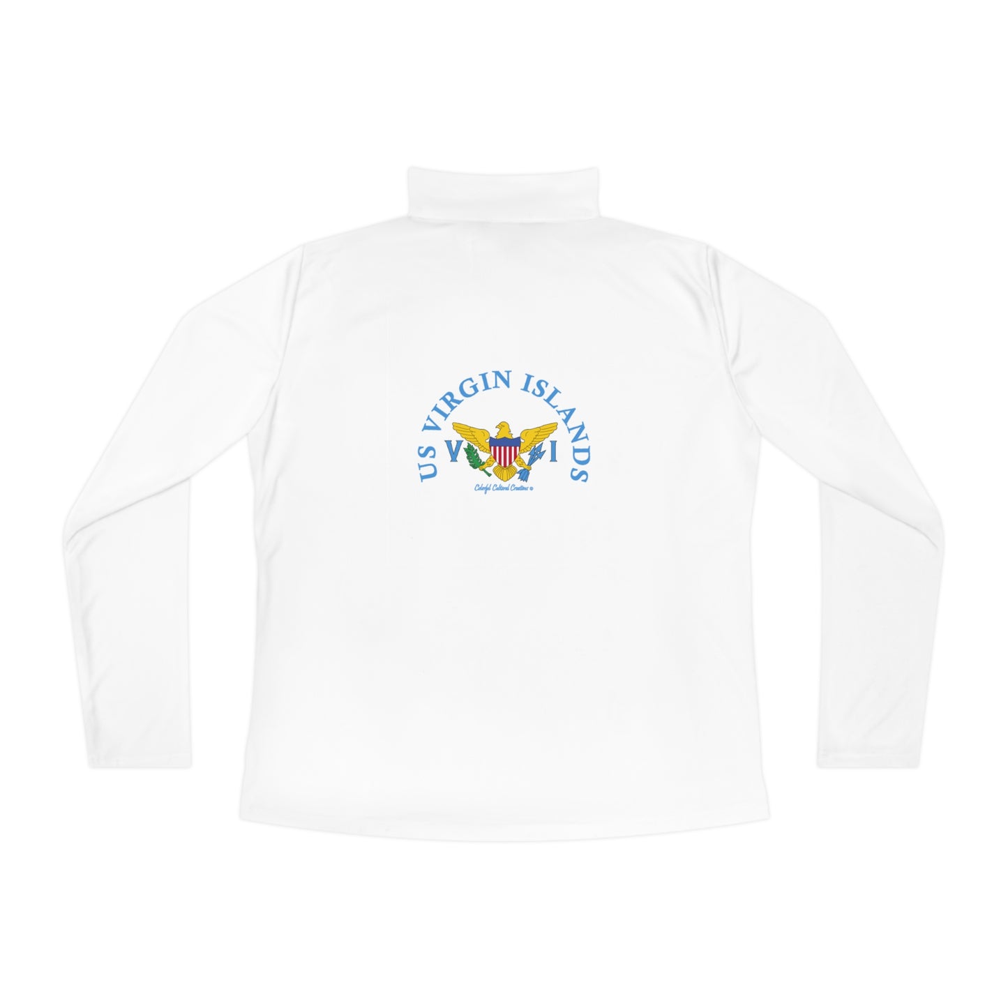 US Virgin Islands Ladies Quarter-Zip Pullover (Copy)