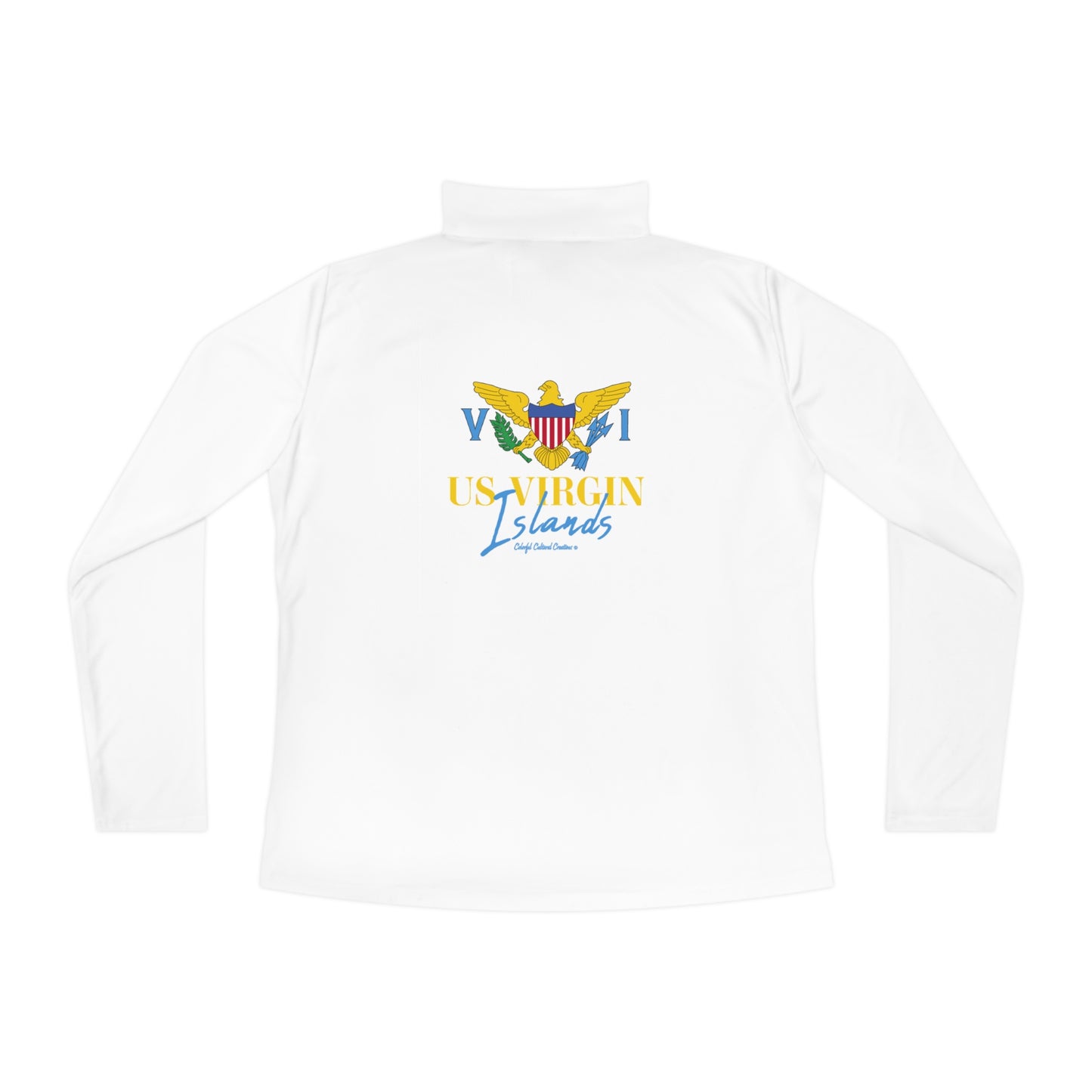 US Virgin Islands Ladies Quarter-Zip Pullover (Copy)