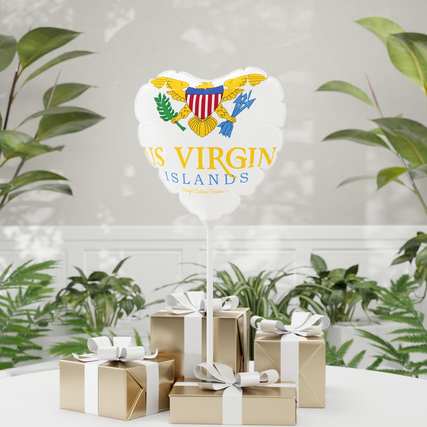 US Virgin Islands Balloon (Round and Heart-shaped), 11" (Copy)