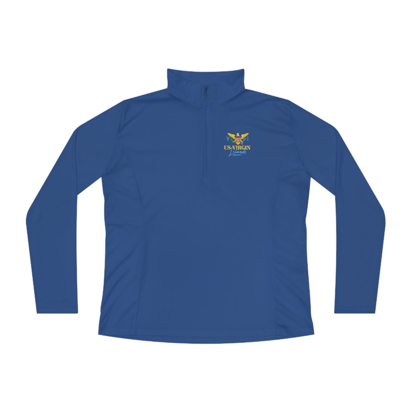 US Virgin Islands Ladies Quarter-Zip Pullover (Copy)