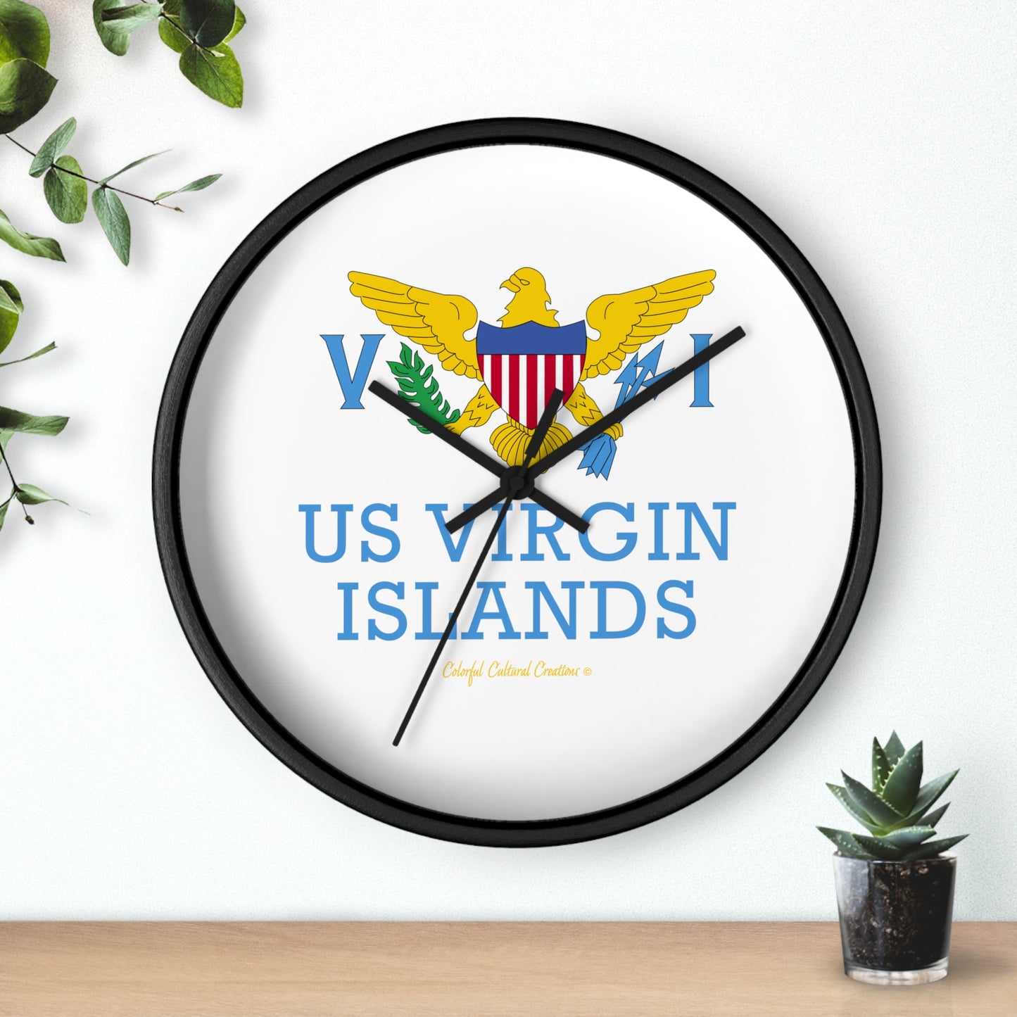 US Virgin Islands Wall Clock (Copy)