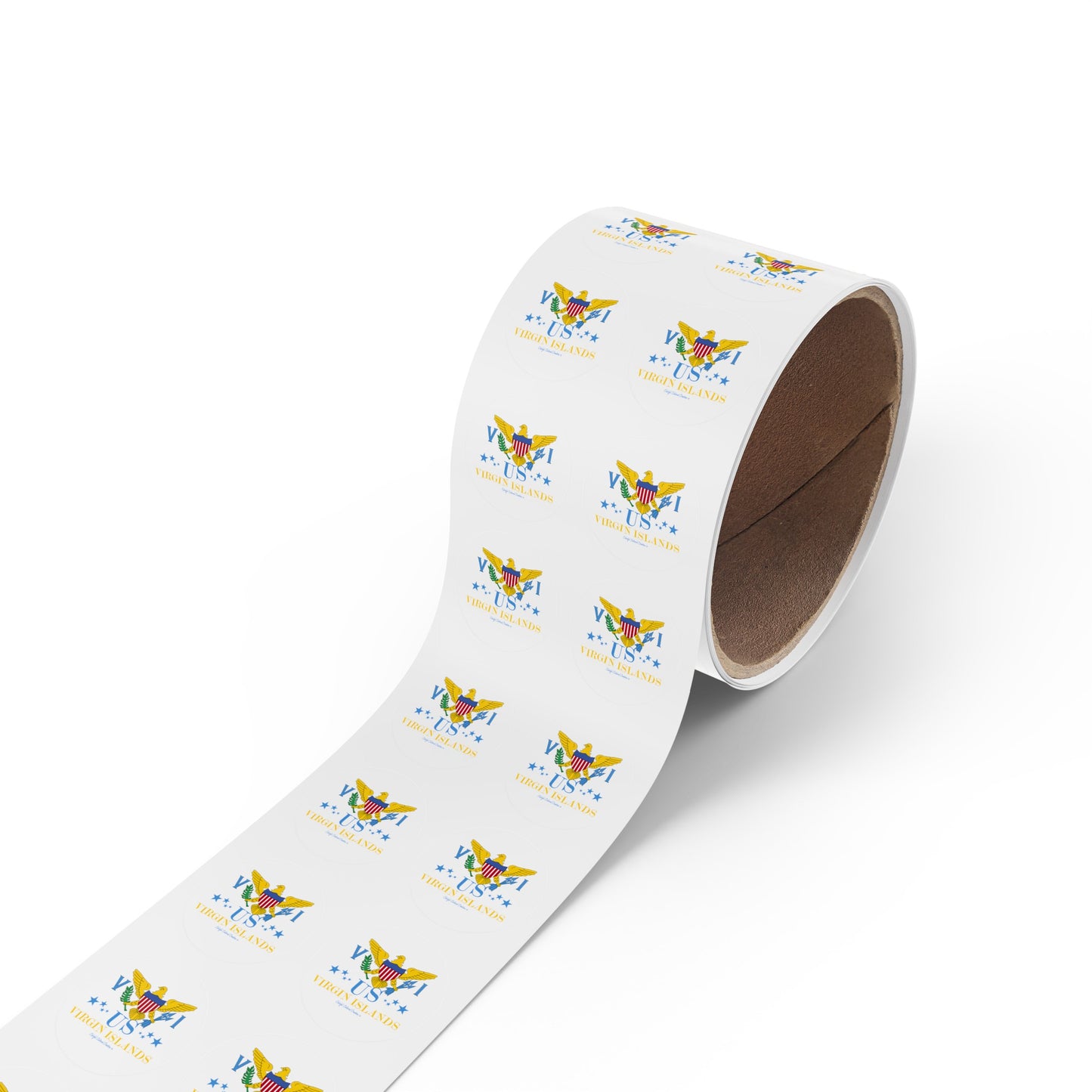 US Virgin Islands Round Sticker Label Rolls (Copy)