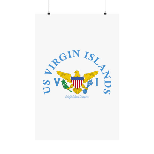 US Virgin Islands Matte Vertical Posters (Copy)