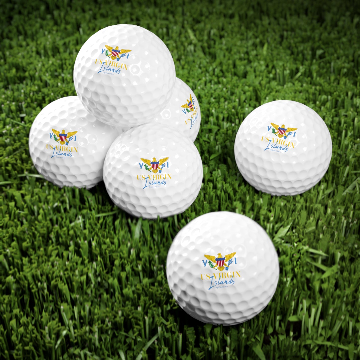 US Virgin Islands Golf Balls, 6pcs (Copy)