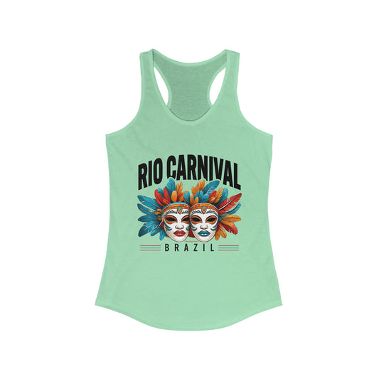 Rio de Janeiro Carnival Women's Ideal Racerback Tank