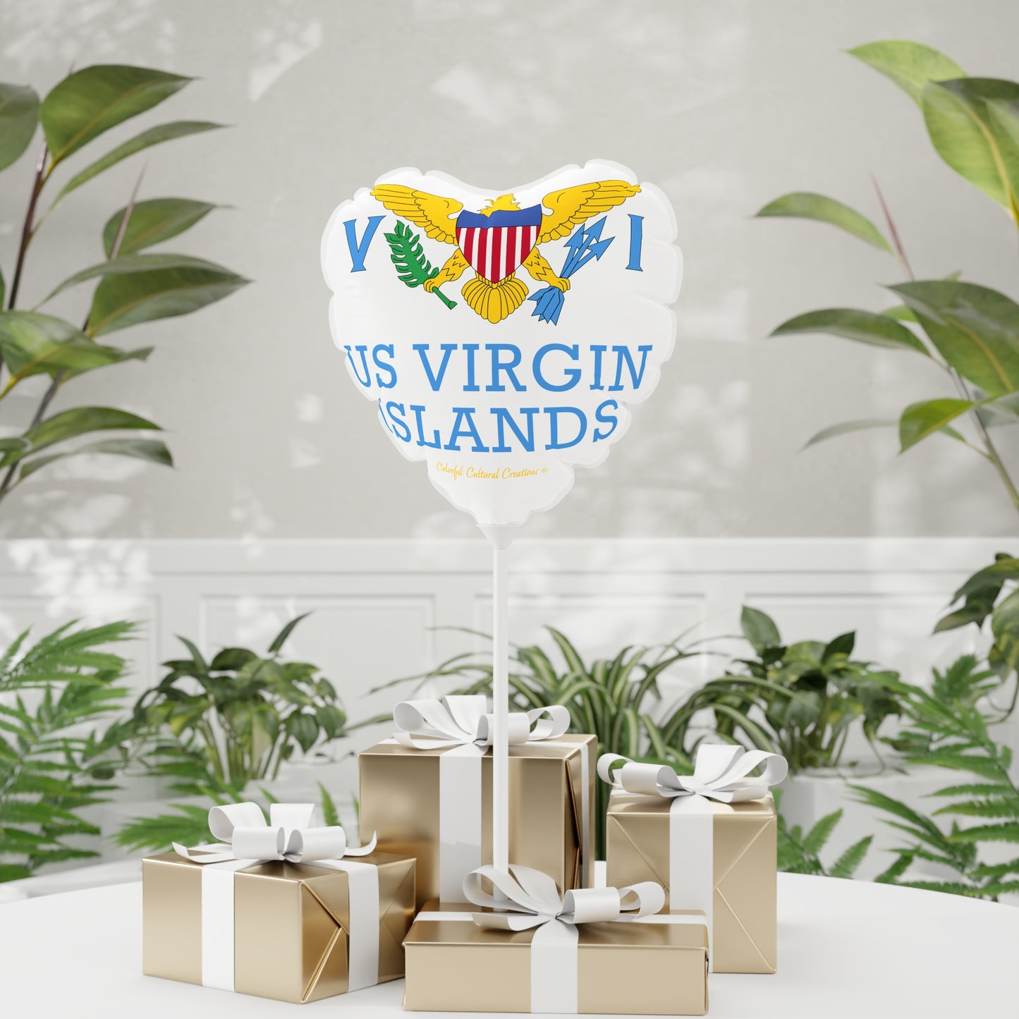 US Virgin Islands Balloon (Round and Heart-shaped), 11" (Copy)
