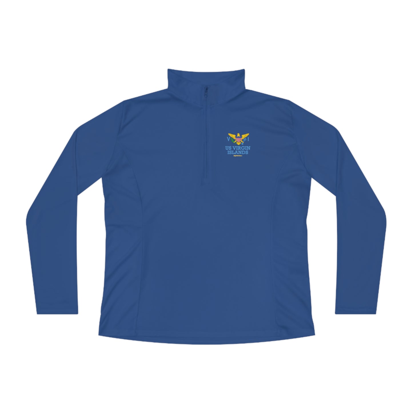 US Virgin Islands Ladies Quarter-Zip Pullover (Copy)