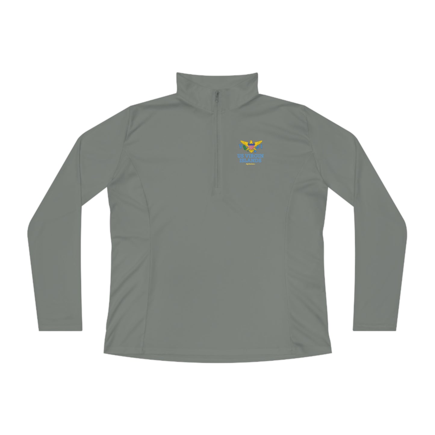 US Virgin Islands Ladies Quarter-Zip Pullover (Copy)