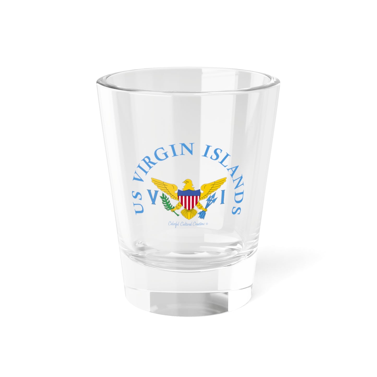 US Virgin Islands Shot Glass, 1.5oz (Copy)