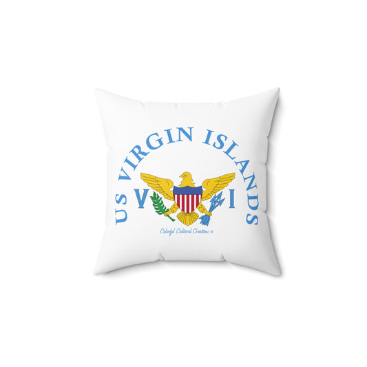US Virgin Islands Spun Polyester Square Pillow (Copy)