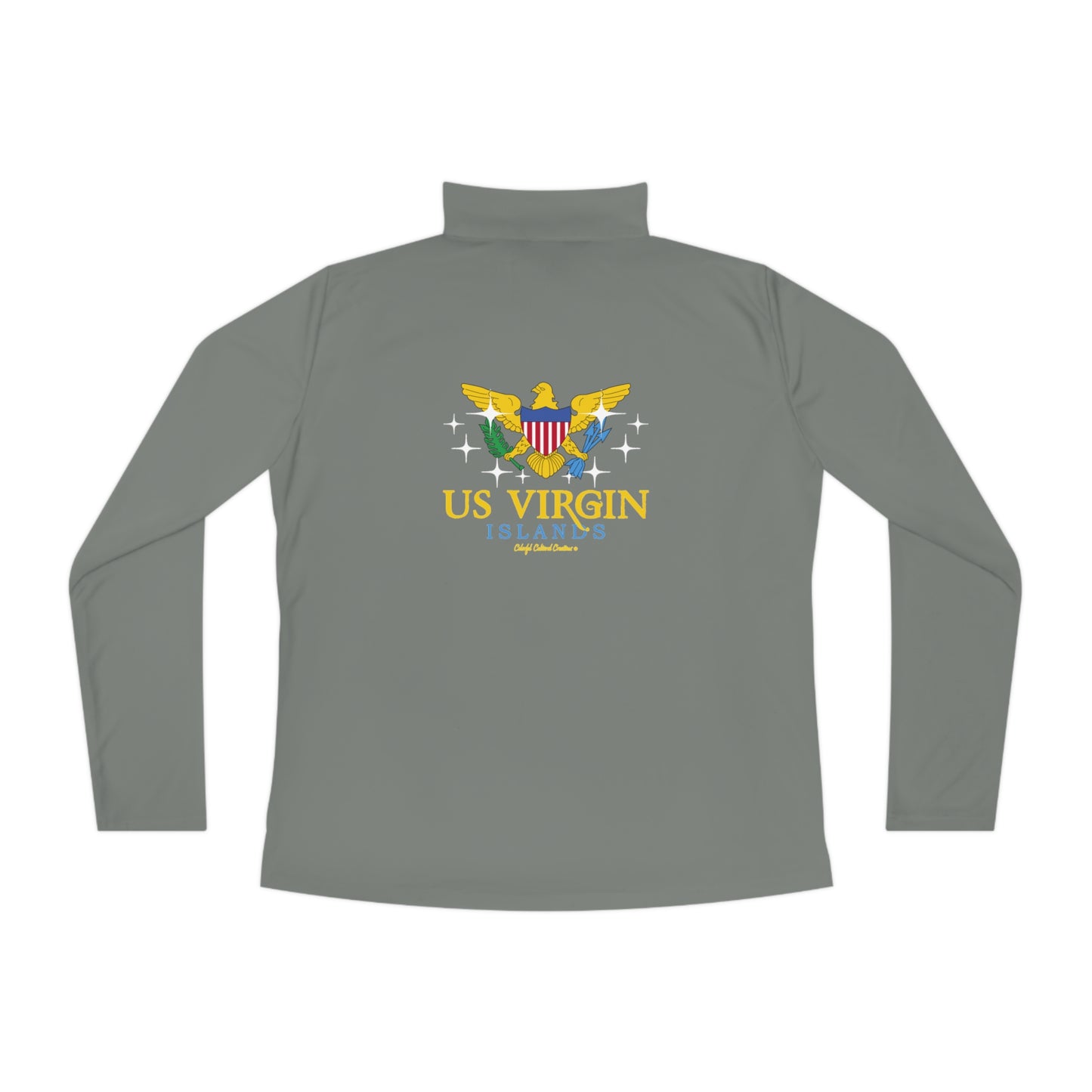US Virgin Islands Ladies Quarter-Zip Pullover (Copy)