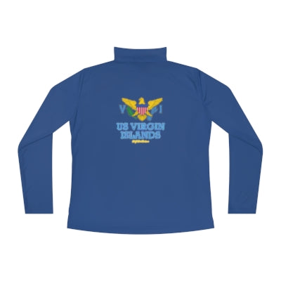 US Virgin Islands Ladies Quarter-Zip Pullover (Copy)
