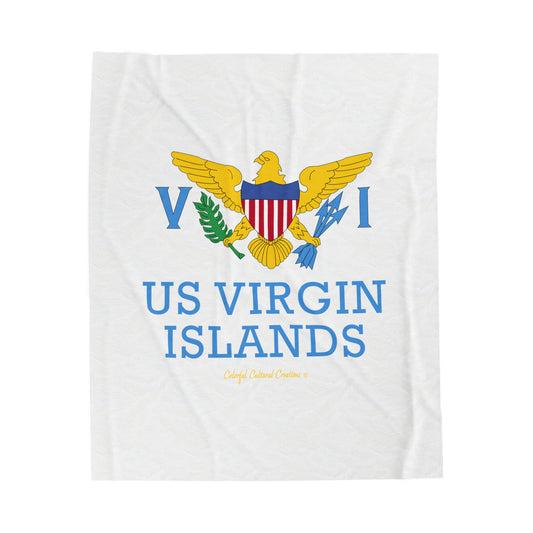 US Virgin Islands Velveteen Plush Blanket (Copy)
