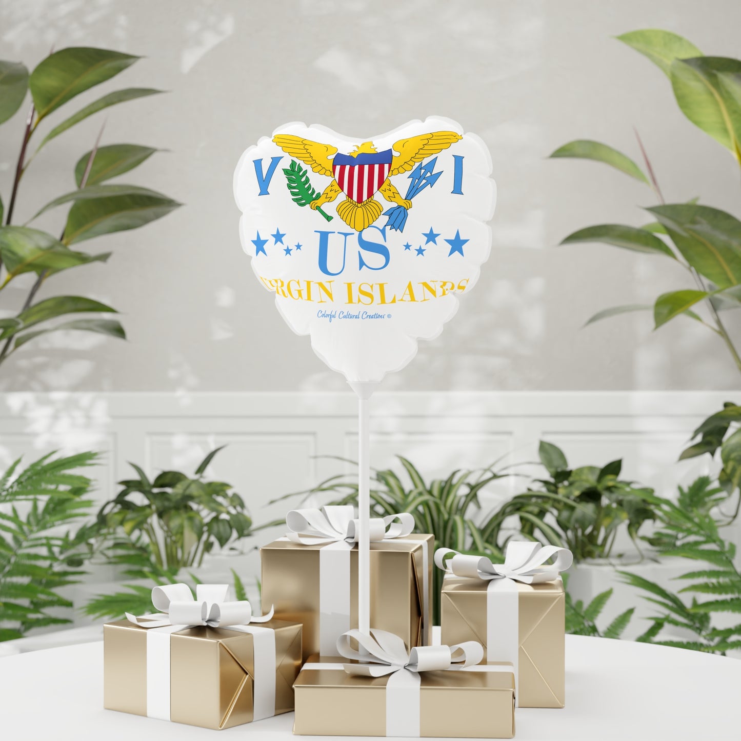 US Virgin Islands Balloon (Round and Heart-shaped), 11" (Copy)