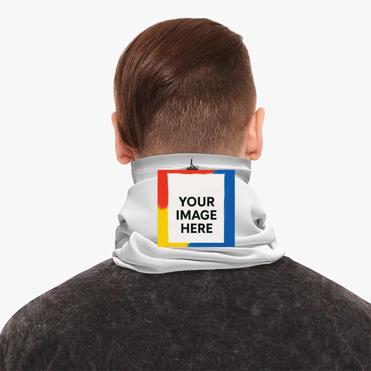 Winter Neck Gaiter With Drawstring