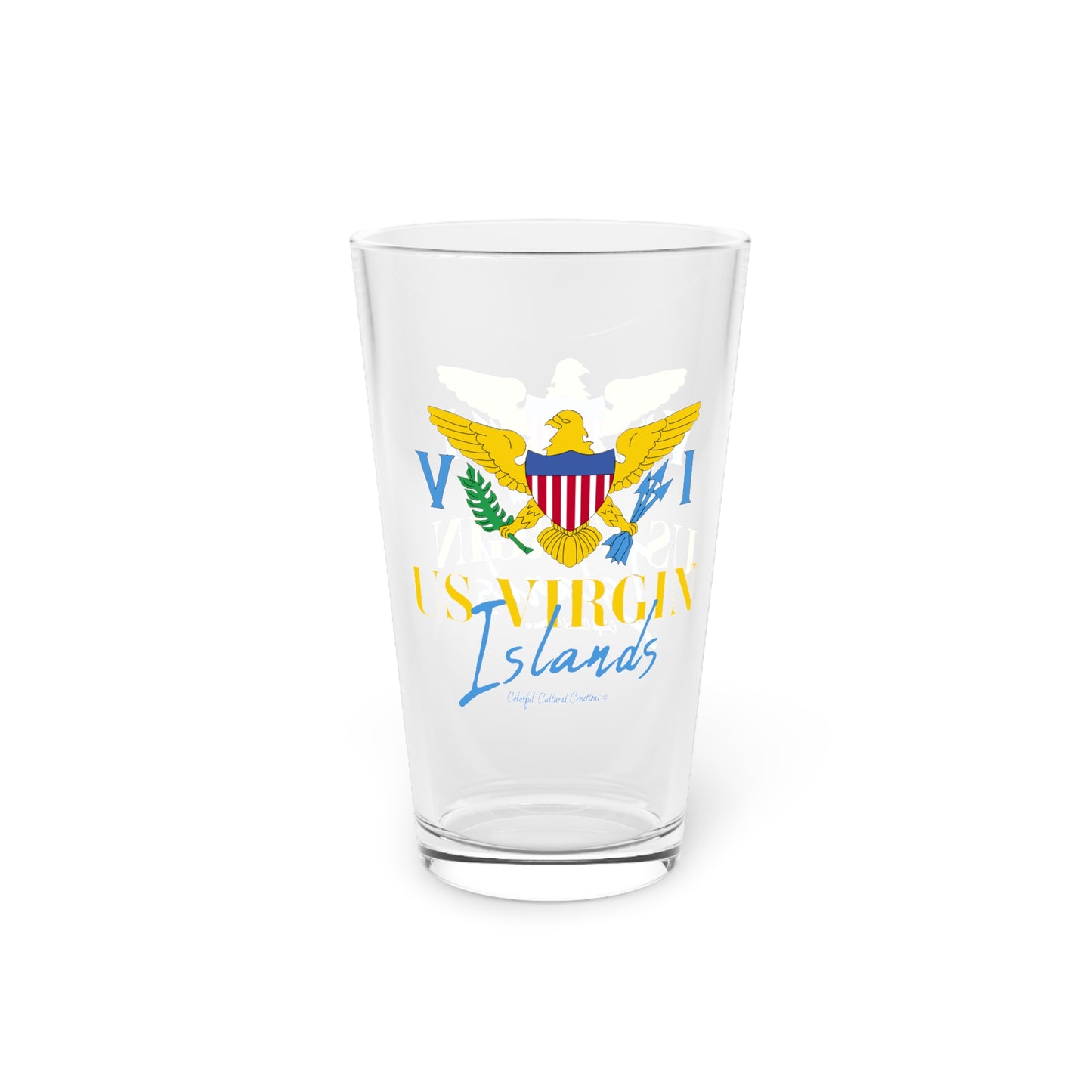 US Virgin Islands Pint Glass, 16oz (Copy)
