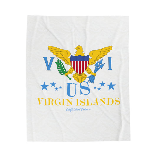 US Virgin Islands Velveteen Plush Blanket (Copy)